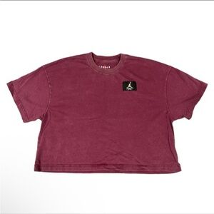 Jordan Vintage Loose Fit Boxy Cropped Tee